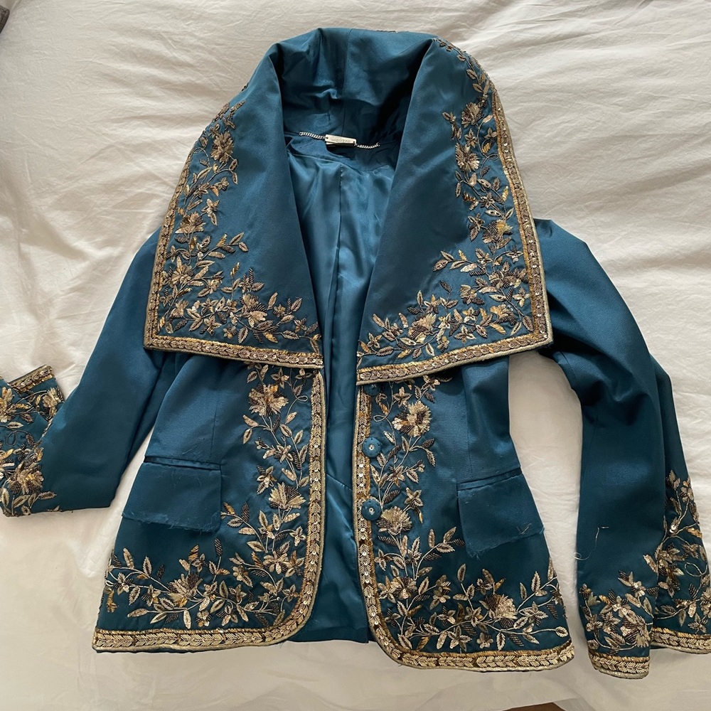 Lee Alexander McQueen (vintage 2008) bullion embroidery blazer